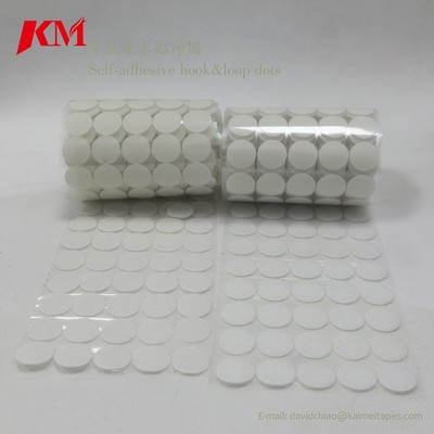 背胶魔术贴圆形魔术贴冲型背胶粘扣带双面直径10-100mm玩具用