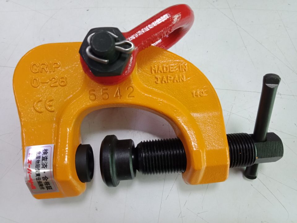 日本世霸SUPER|SCC0.5起重器卡吊钳起吊夹木托盘夹G型立吊铗具