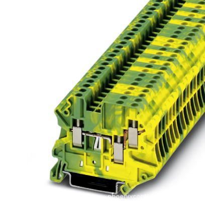 菲尼克斯 接地端子 螺钉连接-UT2,5-TWIN-PE-3044539