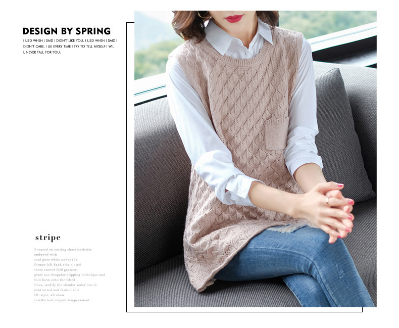 Gilet femme HIRONDELLE CHRYSALIDE en Tricot - Ref 3317243 Image 20