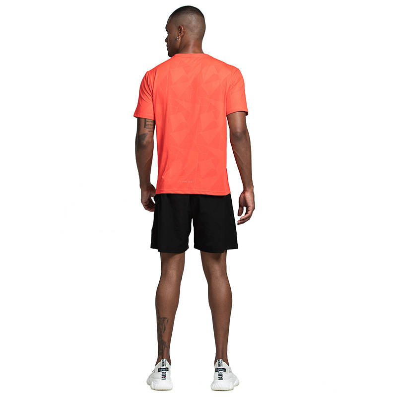 2021新款速干衣T恤男 户外运动弹力短袖健身服登山钓鱼快干衣跨境