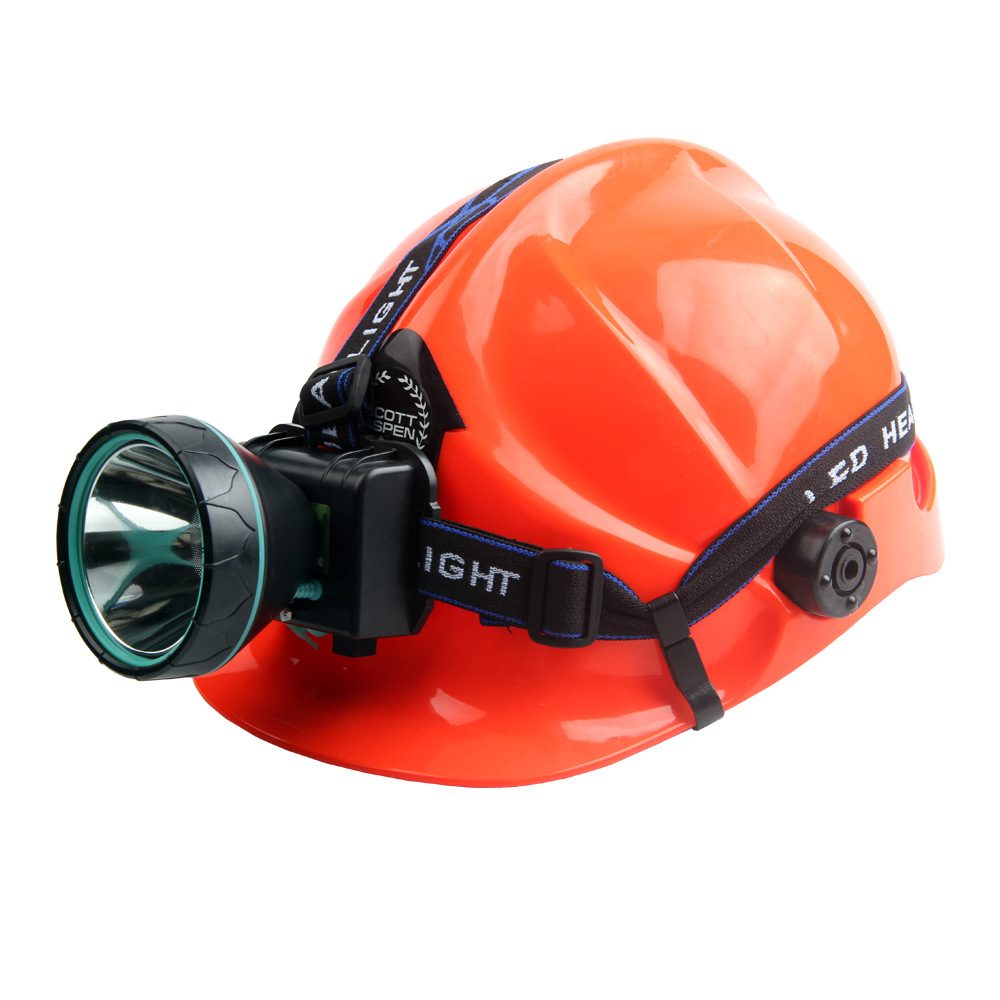 LED頭燈強光打獵礦燈黃光探照燈充電式遠射手電筒t6批發超長續航