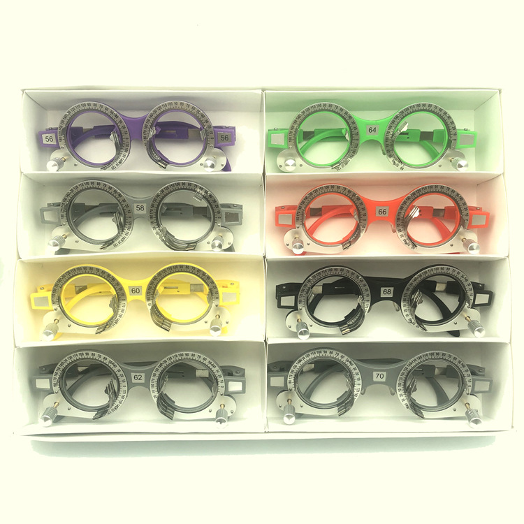 专业眼镜配件眼镜店专用试镜架试戴架验光专用彩色八彩正扭验光架
