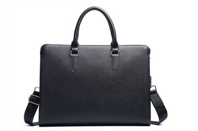 2020新款真皮商务公文包 户外旅行电脑包牛皮男士手提包 一件代发