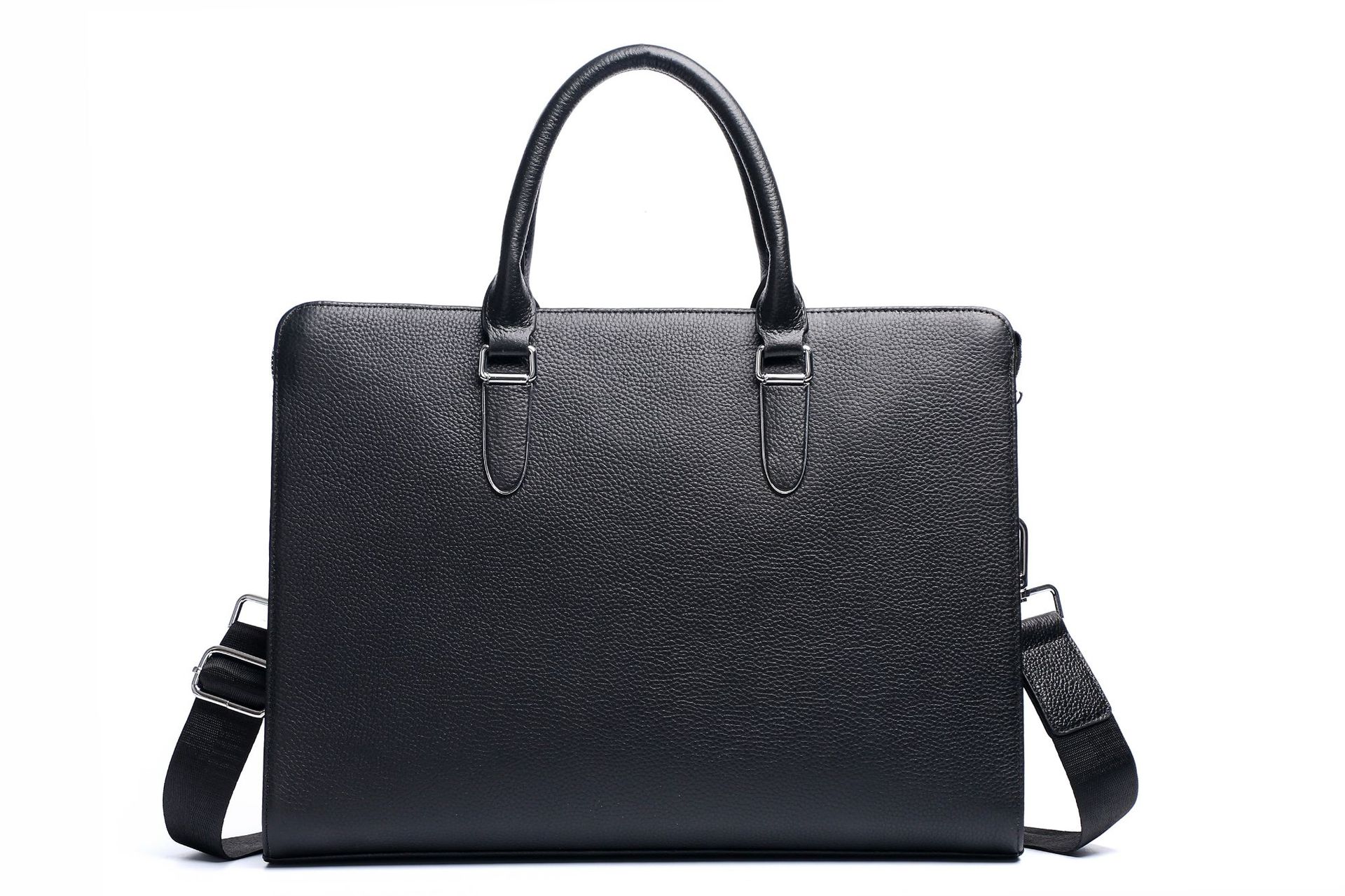 2020新款真皮商务公文包 户外旅行电脑包牛皮男士手提包 一件代发