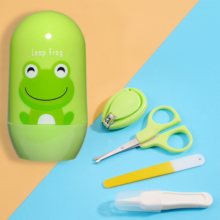 嬰兒指甲剪防夾肉套裝寶寶指甲刀嬰幼兒指甲鉗新生兒童專用小剪刀