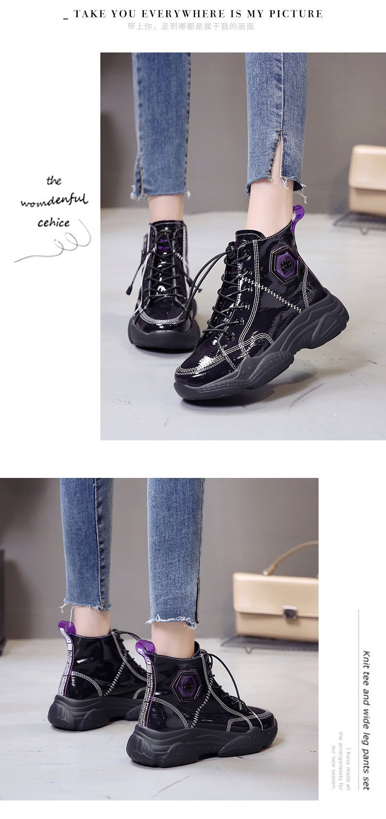 Bottes femme en PU artificiel - Ref 3355481 Image 16