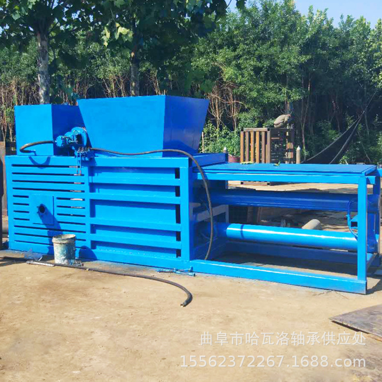 废纸箱卧式打包机 编织袋液压打包机 集装袋吨袋卧式液压打包机