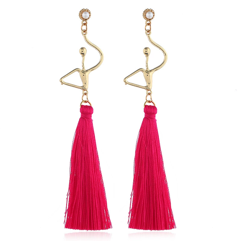 Универсальные креативные серьги с кисточками, европейский стиль, для импорта, оптом