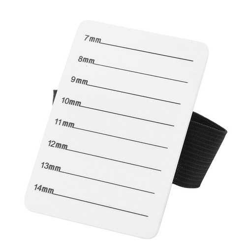 Acrylic Eyelashes Portable White Acrylic Eyelash Board Tea Flower Blossom Flower Board Hair Removal Stand Handheld Wedding False Eyelashes