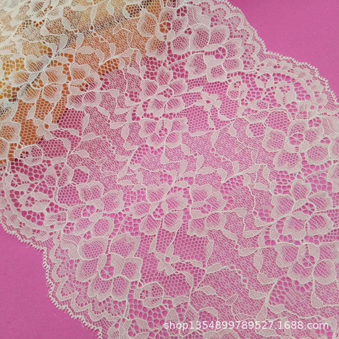 厂家现货批发18cm新款电脑版弹力蕾丝花边量大从优