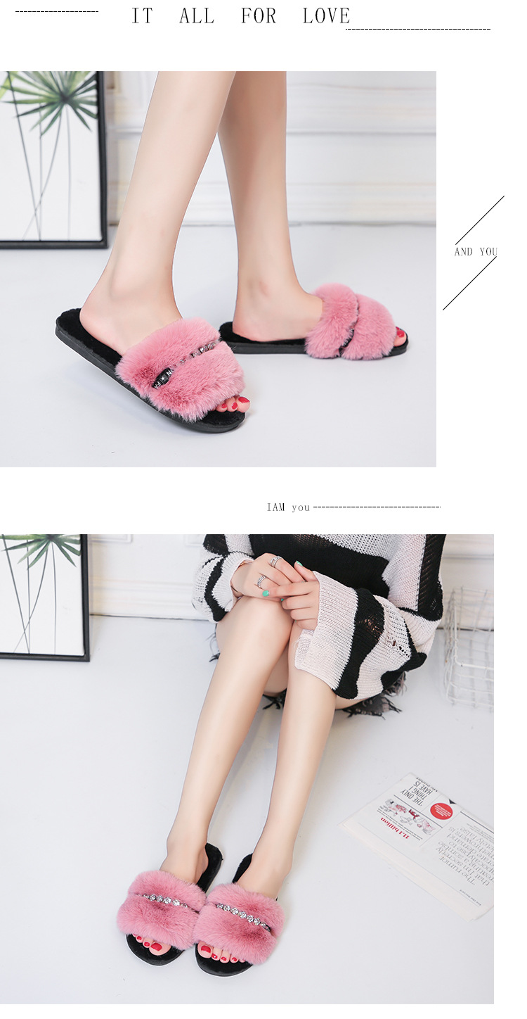 women s new thick velvet slippers NSPE10015