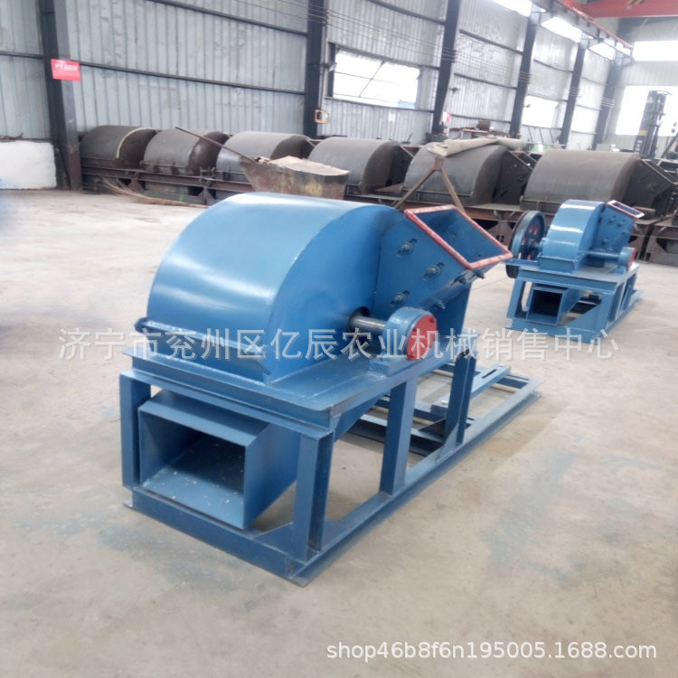 陕西热销干湿两用木材粉碎锯末颗粒机双口新款多功能木材粉碎机