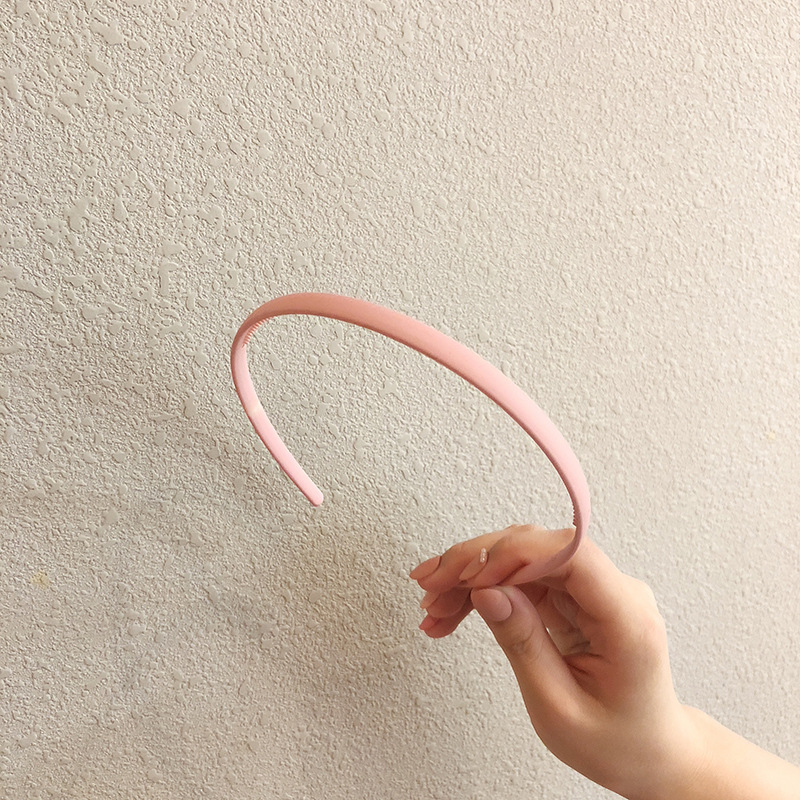 Simple Candy Color Frosted Resin Retro Headdress Non-slip Toothed Headband display picture 3