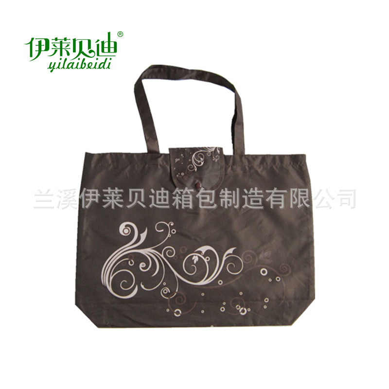 批发耐磨牛津布折叠袋 购物袋现货秒发 礼品促销袋厂家定做logo