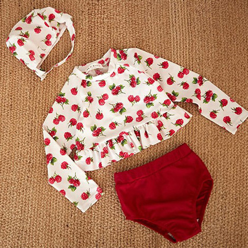 Baby swimsuit bikini girls swimsuit 1-3 years old 8-year-old girl infant toddler split children's swimsuit