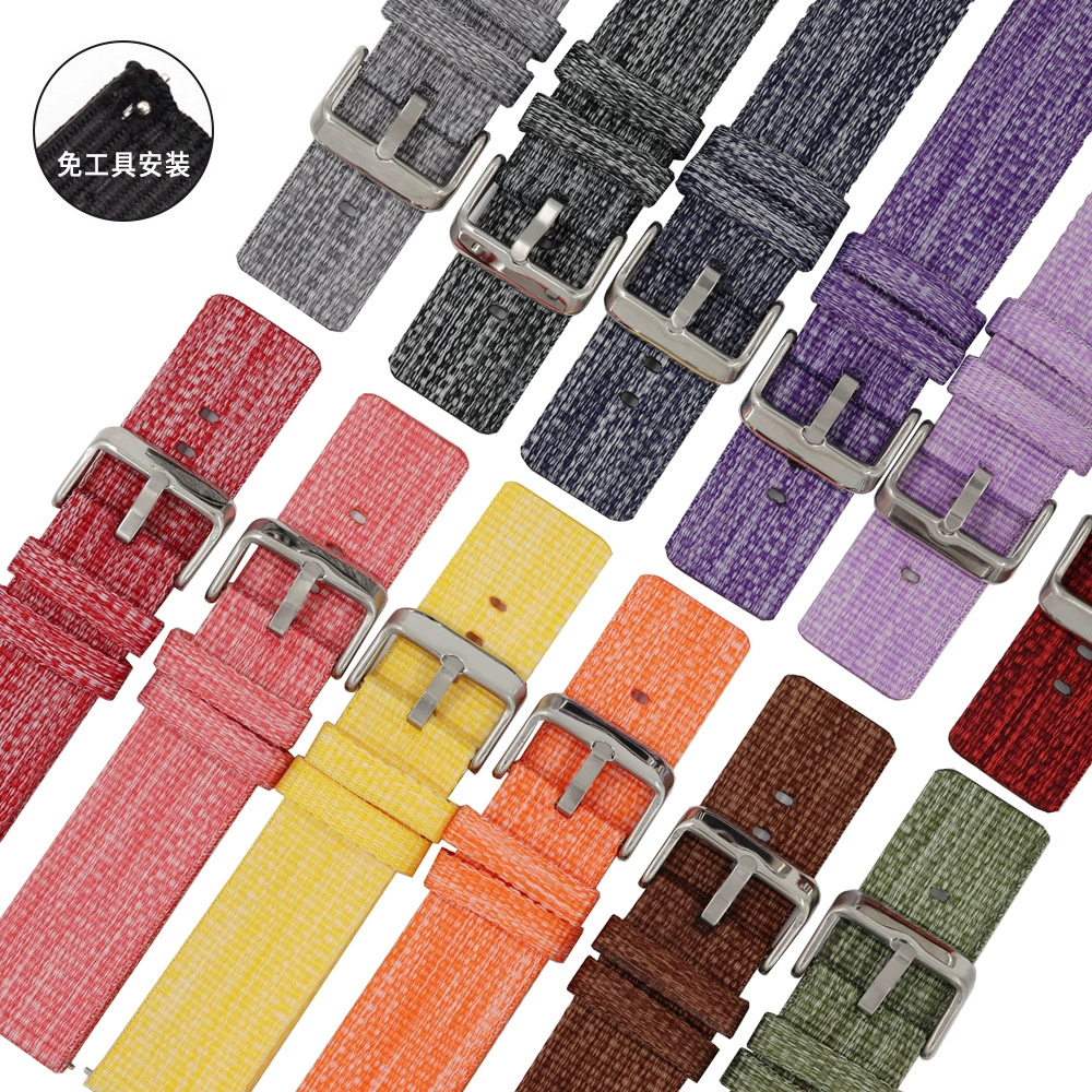 Применимо для Fitbit versa lite нейлоновый ремешок для яблочного холста ремешок для быстрого удаления джинсовой ткани