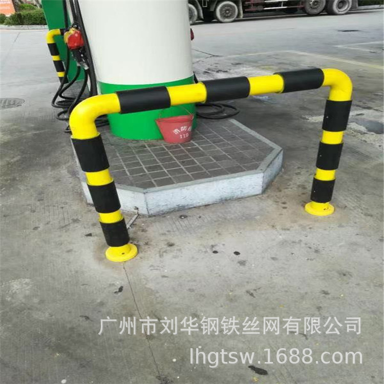 厂家定制加油站防撞柱 M型钢管挡车器 U型道路挡车杆