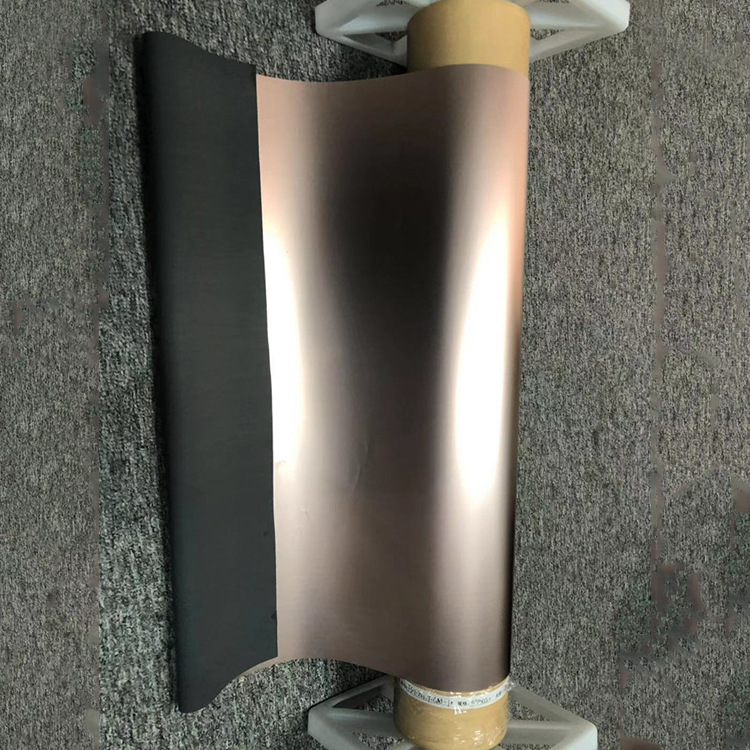 厂家直销压延黑化/红化铜箔 0.008 0.012 0.015mm柔性线路板铜箔