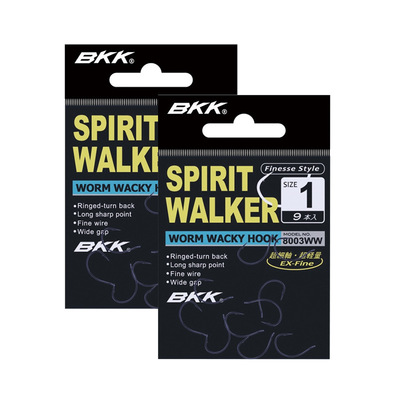 BKK Black Edition Inverted hook Road fishing hook 8003Wacky Soft worm hook Slim inverted hook