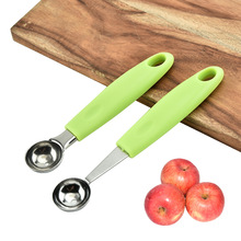 家用不锈钢水果两件套水果挖球勺冰激凌挖球器厨房工具供应批发