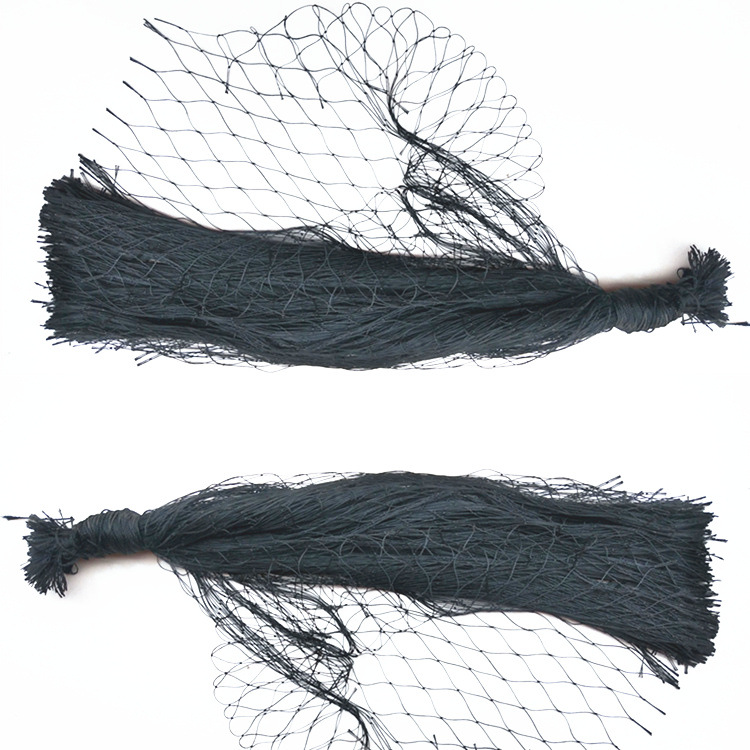 黑色尼龙防蛇加粗特粗网防逃网各种规格单双主线网|ms