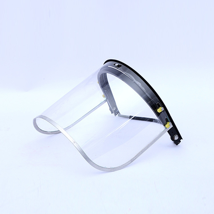 配安全帽式防飛濺防沖擊耐高溫安全防護焊接焊工面罩全鋁支架面屏