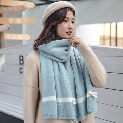 Korean Edition Dongdaemun new pattern Cashmere scarf 2019 Autumn and winter student lovely Versatile keep warm Shawl lady