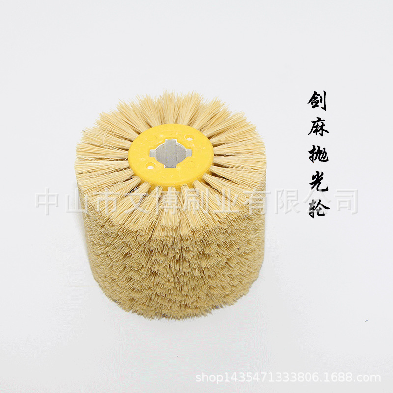 Venta caliente especial transfronteriza, rueda de trefilado de alambre abrasivo, lana de caballo de sisal, madera pulida, pintura abierta, reducción, desbarbado, pulido