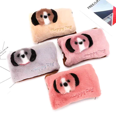 Hot water bottle Rechargeable explosion-proof Hot water bottle Nuanbao Water Hand Po lovely Ladies Belly Plush Washable