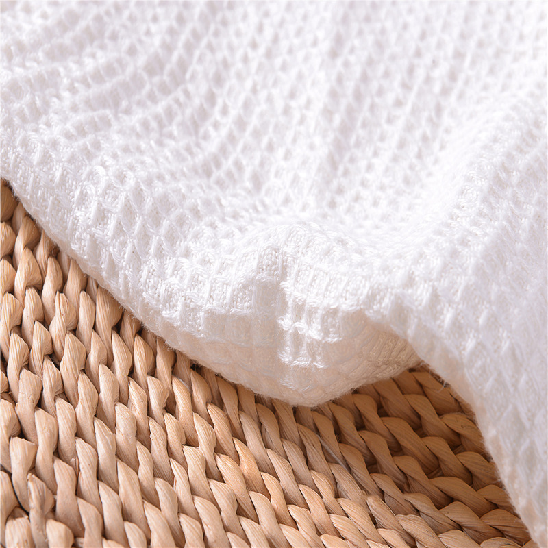 Nordic Honeycomb White Pure Linen Waffle Fabric Towel Bath Towel Bathrobe Home Clothes DIY Thick Linen Fabric Nordic Honeycomb White Pure Linen Waffle Fabric Towel Bath Towel Bathrobe Home Clothes DIY Thick Linen Fabric
