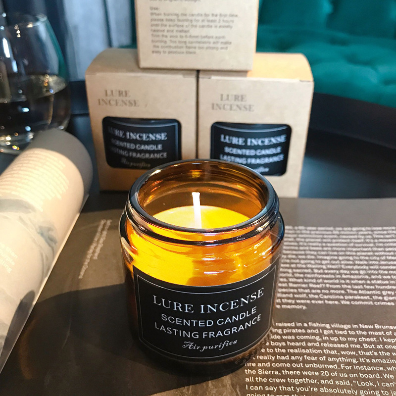 香薰蜡烛生日情人节香薰蜡烛北欧香氛蜡烛伴手礼香薰大豆蜡烛批发