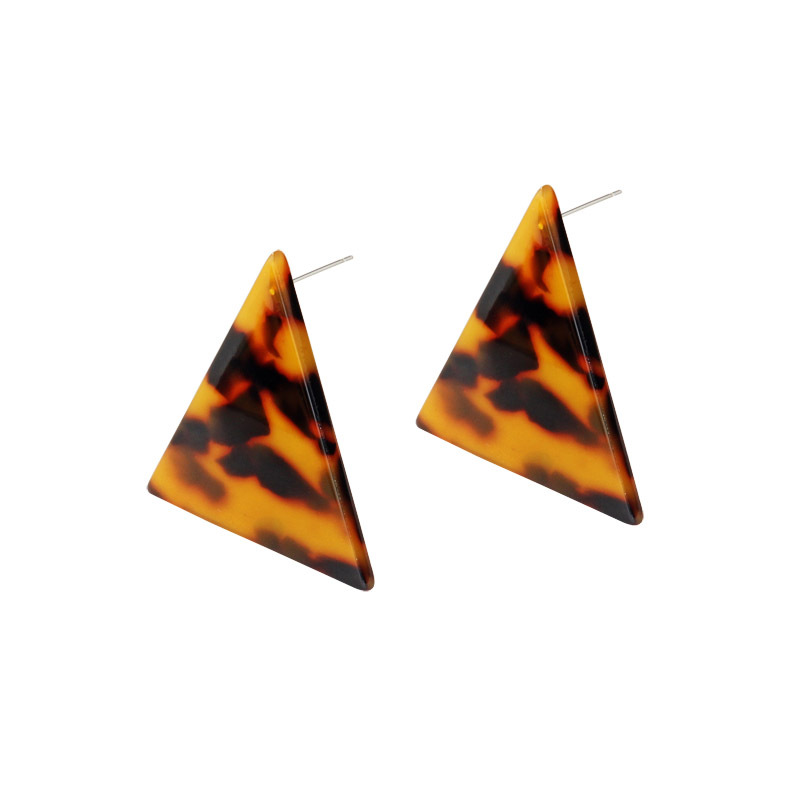 Fashion Triangle Acrylic Earrings Wholesale display picture 2