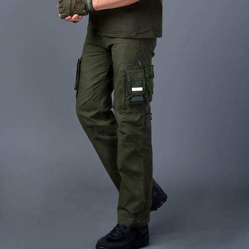 Allied Forces Outdoor Pants Leisure 3D Multi-Pocket Work Pants Cotton Military Style Work Pants