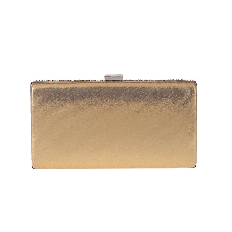 Dinner Bag With Diamonds Women's Clutch Bag Hard Box Small Square Bag Dress Banquet Bag display picture 12