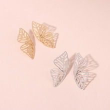 2g Weight Earrings, Ear Studs Classification Wedding, Travel Occasion Bow Knot Pattern Women'S Gender White, Pink, Purple Color Fashion New Three-dimensional Butterfly Korea Trendy Fashion Wild Resin Earrings Wholesale Nihaojewelry 9