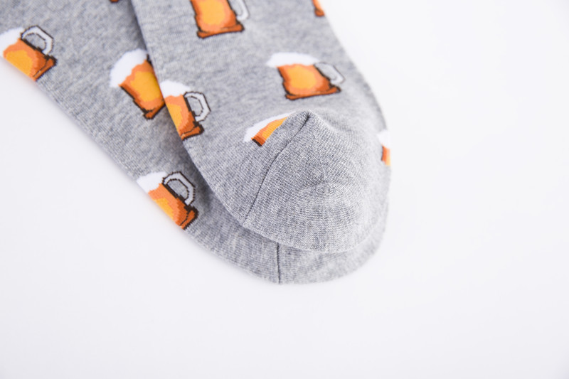 Unisex Lässig Farbblock Baumwolle Crew Socken 1 Satz display picture 5