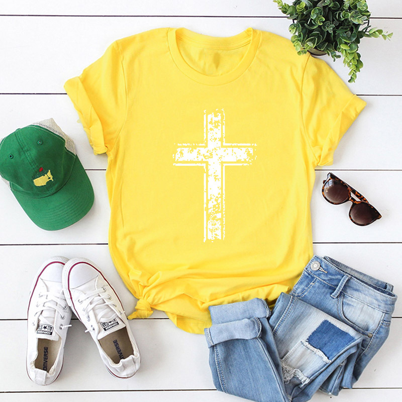 hot fashion cross short sleeve women s T-shirt wholesale NSSN898