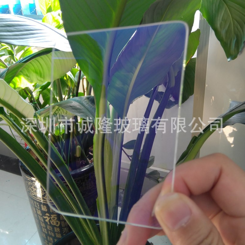 全自动CNC加工AR玻璃 高清高透AR玻璃加工 1MM厚双面AR玻璃加工厂