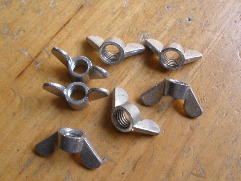 GB62铸铁蝴蝶螺母 碟型螺帽国标蝶形元宝螺丝帽手拧螺母厂家批发