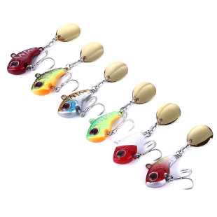 2 Pcs Sinking Lipless Crankbait Lures 65mm 11g Hard Baits Bass Pike Crappie Fresh Water Fishing Lure