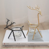 Nordic minimalist home life Golden iron deer glass candle tablet romantic candlelight bedroom dining table decoration