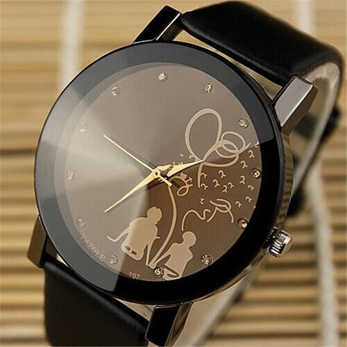 197 children's watch tapered brown fashion pair watch couple watch belt student watch women's lady watch