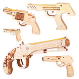 Резинка с лазером, деревянная детская головоломка, конструктор, реалистичная интеллектуальная игрушка, твердый переплет, подарок на день рождения, «сделай сам», 3D