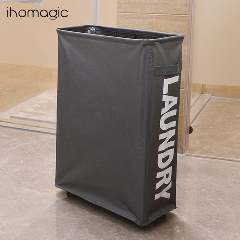 单格脏衣篮网布衣物收纳箱 布艺框架收纳置物袋 家居用品脏衣篓