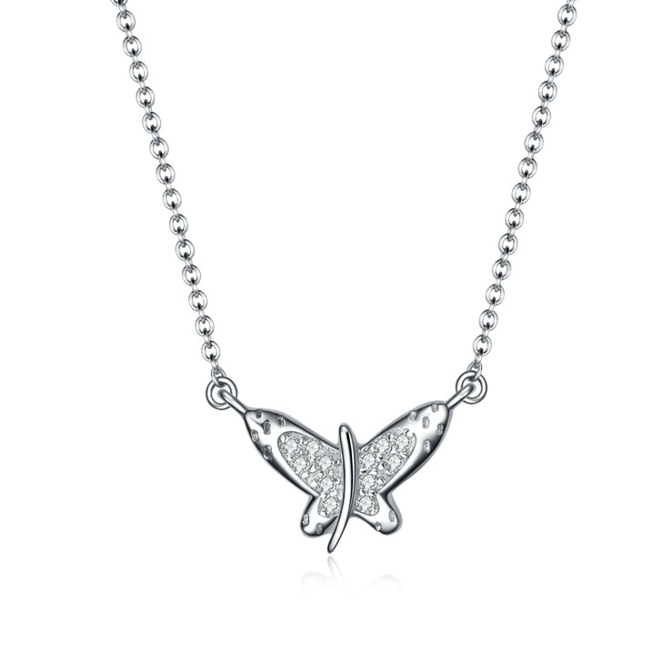 Necklace, pendant, chain, silver 990 sample, simple and elegant design