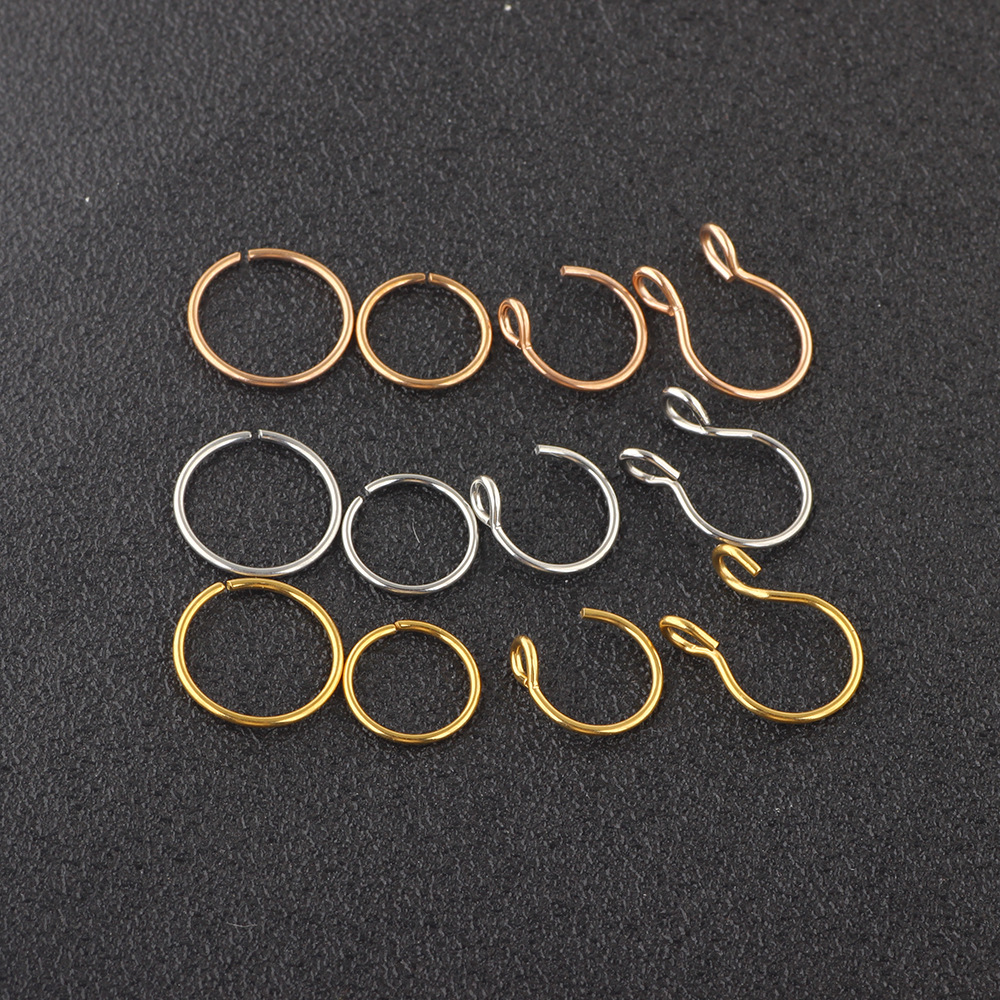 Pointed titanium steel lip stud product view