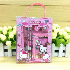 Wholesale New Student Handbag Stationery Set Cute Cartoon Wallet Combo Children's Gift