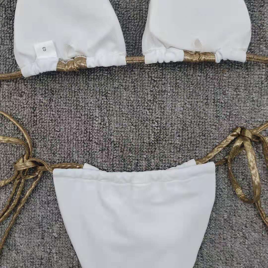  split swimsuit lace stitching sexy bikini NSZO1582