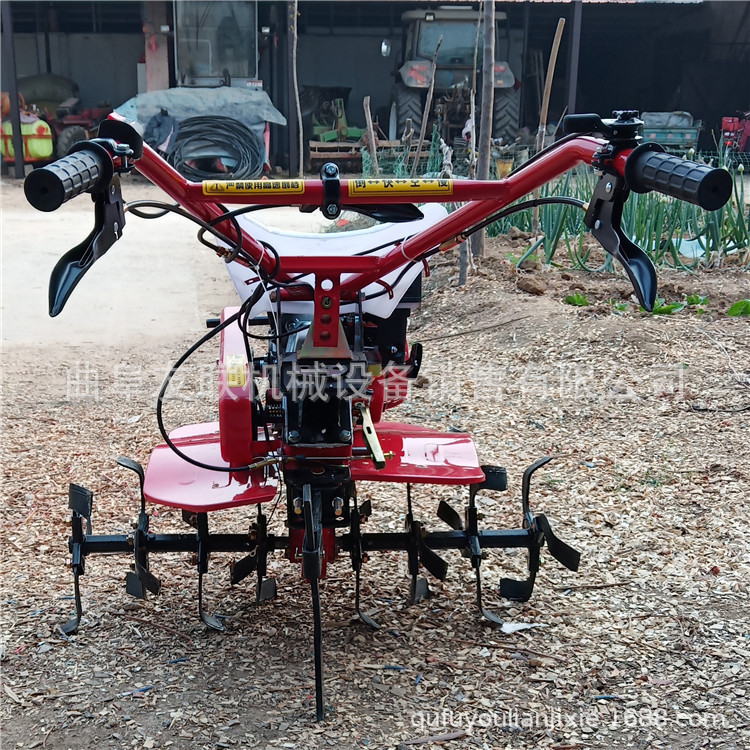 四驱直连柴油微耕机 多功能农耕机 硬土地丘陵旋耕机